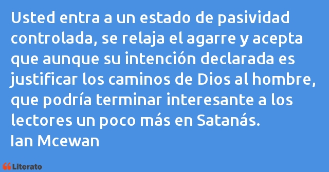 Frases de Ian Mcewan