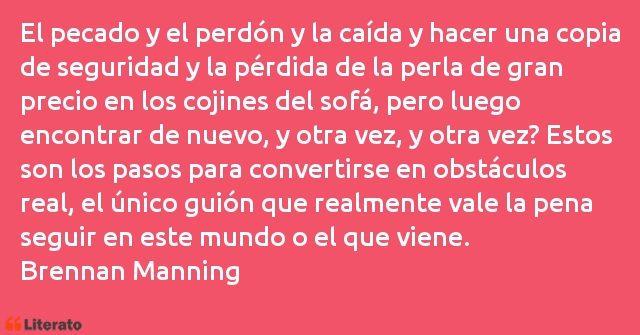 Frases de Brennan Manning