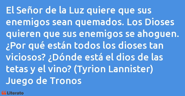 Frases de Juego de Tronos