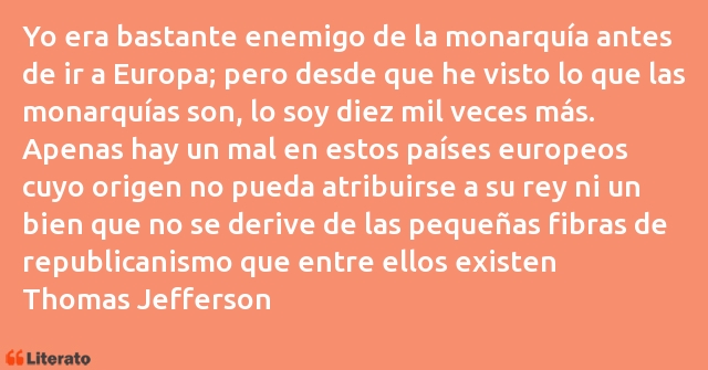 Frases de Thomas Jefferson