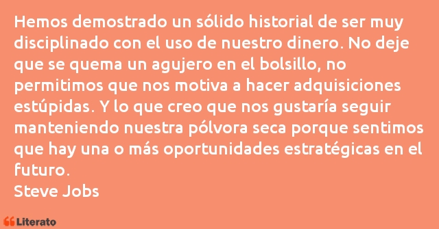 Frases de Steve Jobs