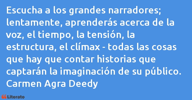 Frases de Carmen Agra Deedy