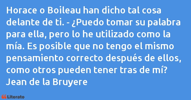 Frases de Jean de la Bruyere