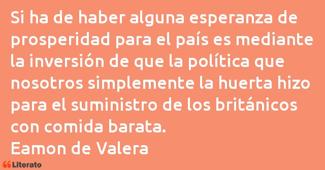 Frases de Eamon de Valera