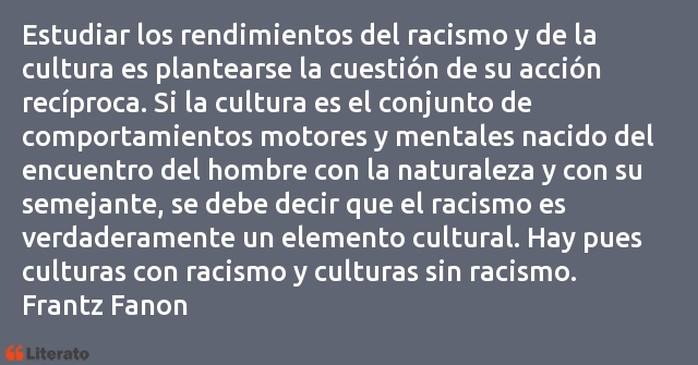 Frases de Frantz Fanon