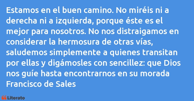 Frases de Francisco de Sales