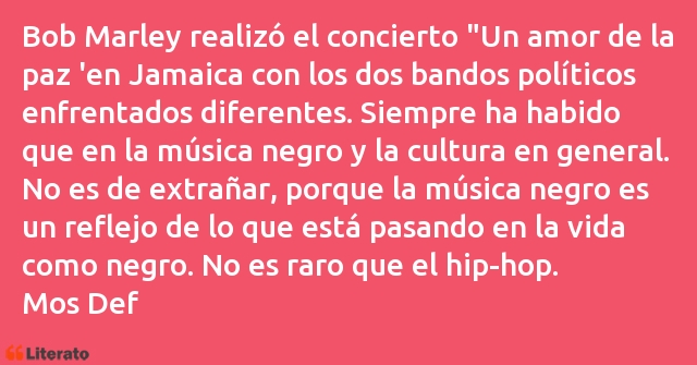 Frases de Mos Def