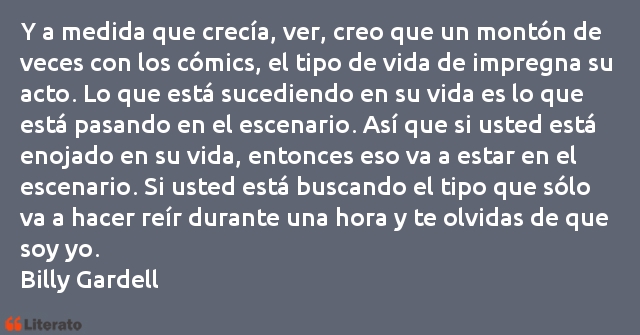 Frases de Billy Gardell