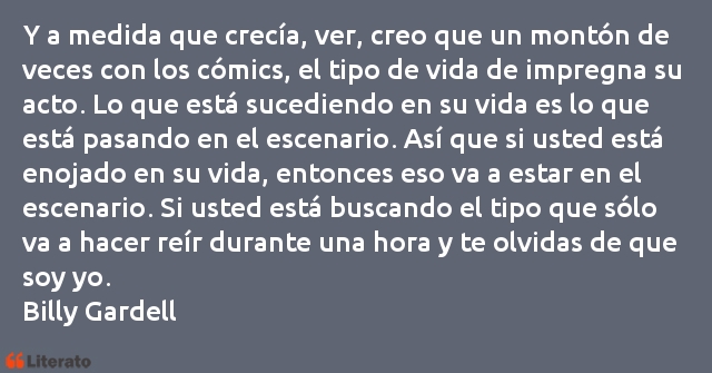 Frases de Billy Gardell