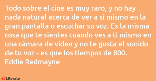 Frases de Eddie Redmayne