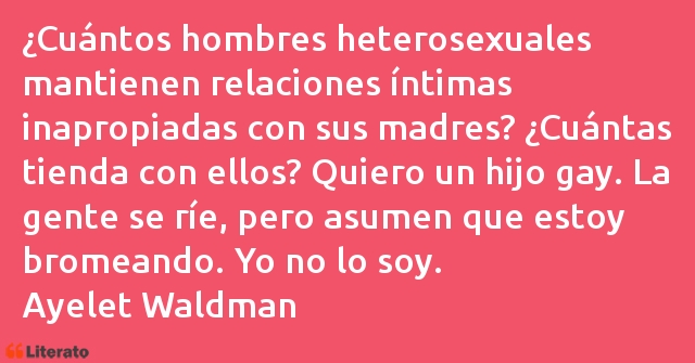 Frases de Ayelet Waldman