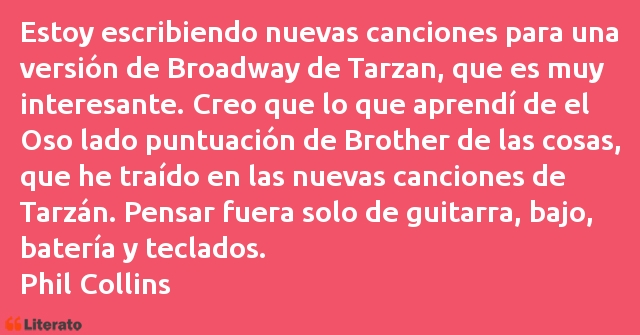 Frases de Phil Collins