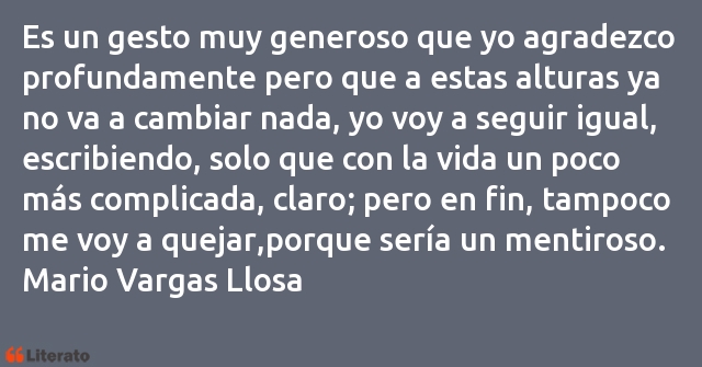 Frases de Mario Vargas Llosa