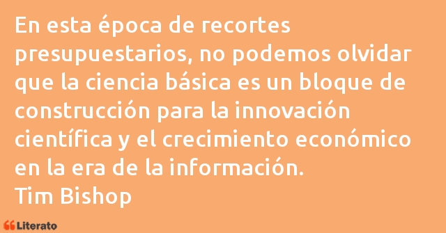 Frases de Tim Bishop