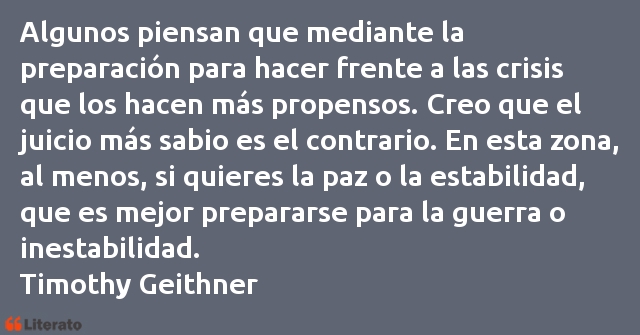 Frases de Timothy Geithner