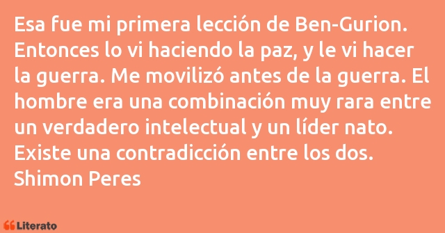 Frases de Shimon Peres