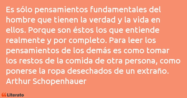 Frases de Arthur Schopenhauer