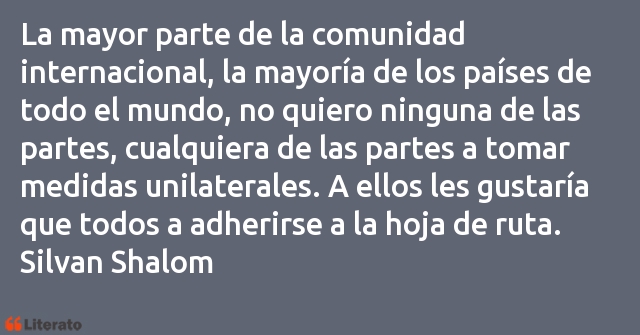 Frases de Silvan Shalom