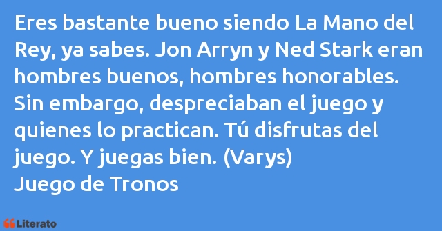 Frases de Juego de Tronos