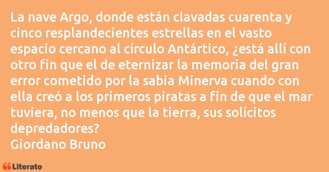 Frases de Giordano Bruno