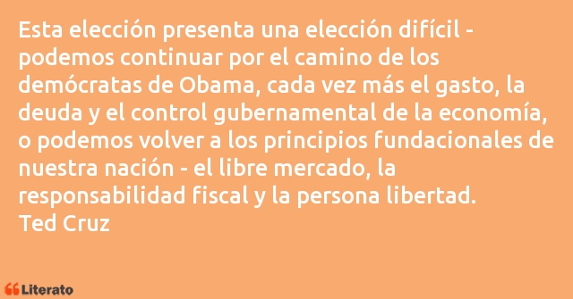 Frases de Ted Cruz