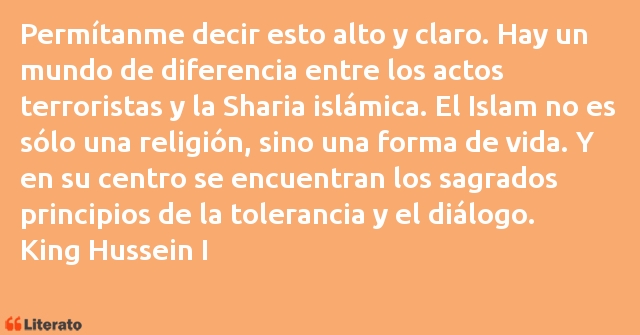 Frases de King Hussein I