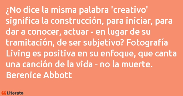 Frases de Berenice Abbott