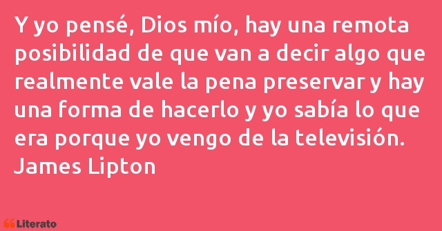 Frases de James Lipton