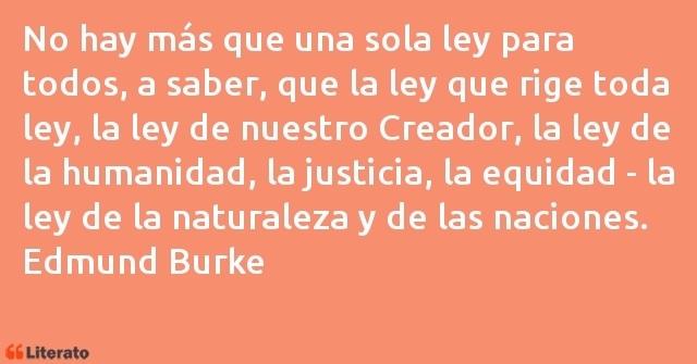 Frases de Edmund Burke