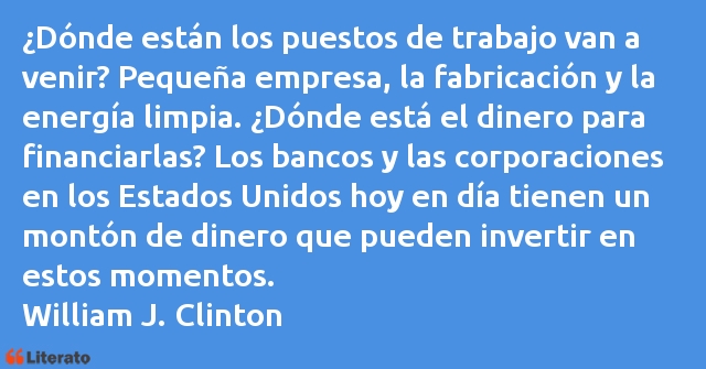 Frases de Bill Clinton