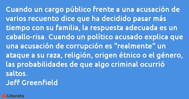 Frases de Jeff Greenfield