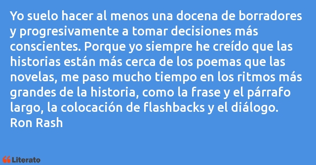 Frases de Ron Rash