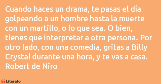 Frases de Robert de Niro