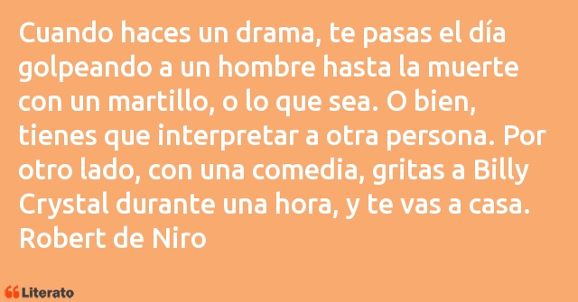 Frases de Robert de Niro