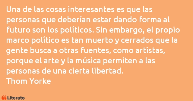 Frases de Thom Yorke