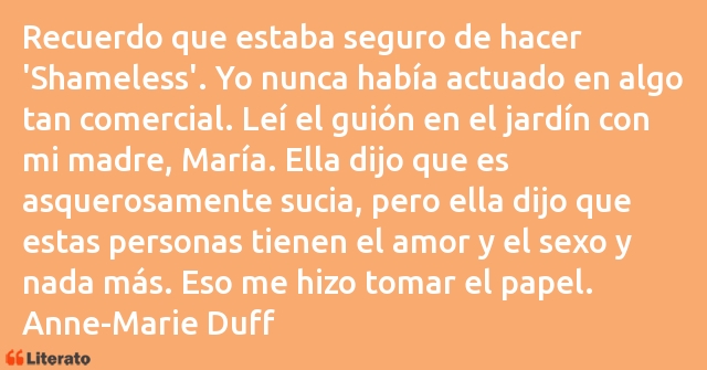 Frases de Anne-Marie Duff