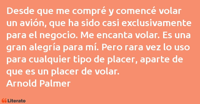 Frases de Arnold Palmer