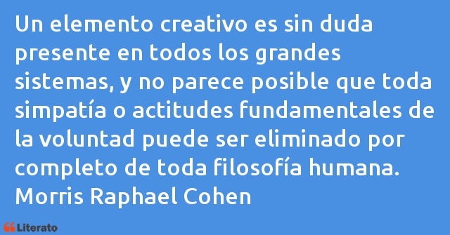 Frases de Morris Raphael Cohen