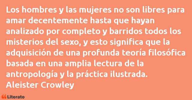 Frases de Aleister Crowley