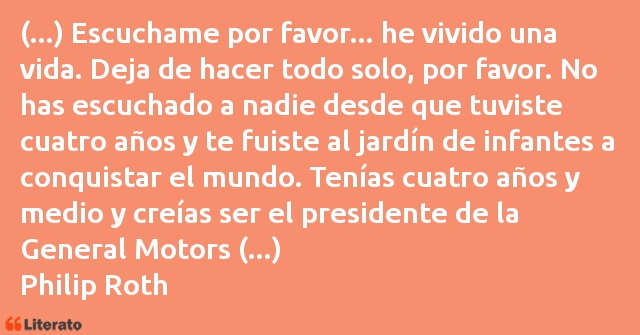 Frases de Philip Roth