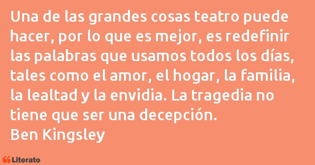 Frases de Ben Kingsley