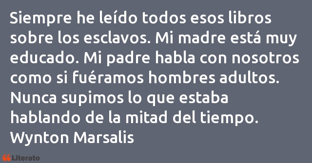 Frases de Wynton Marsalis