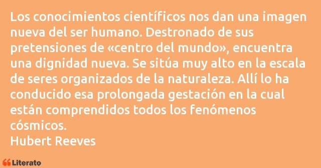 Frases de Hubert Reeves