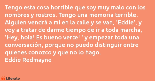 Frases de Eddie Redmayne