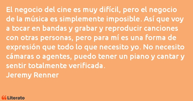 Frases de Jeremy Renner