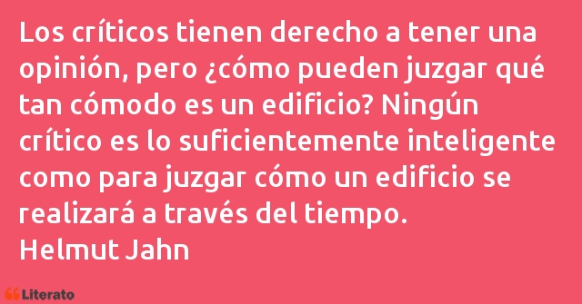 Frases de Helmut Jahn