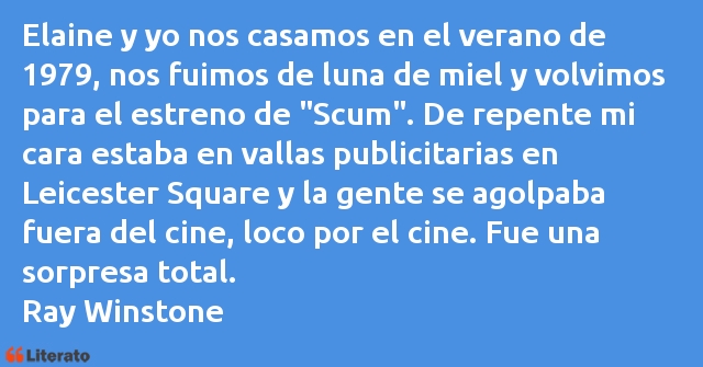 Frases de Ray Winstone