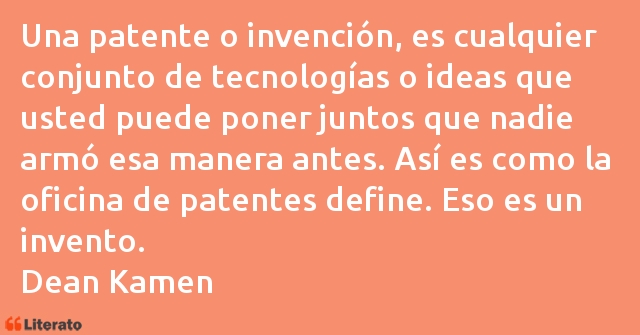 Frases de Dean Kamen