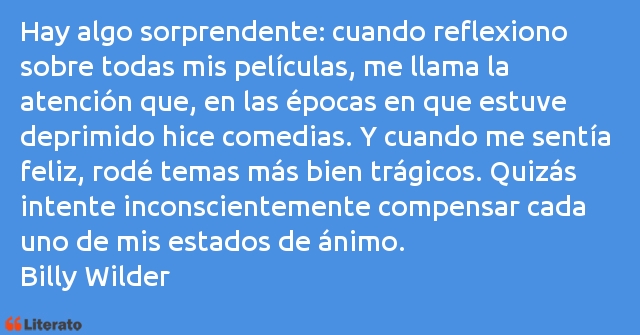 Frases de Billy Wilder