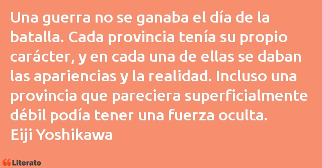 Frases de Eiji Yoshikawa